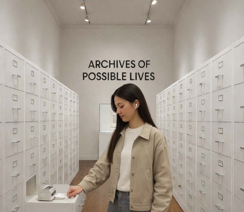 Florian Mehnert, Archives of Possible Lives visitor interaction