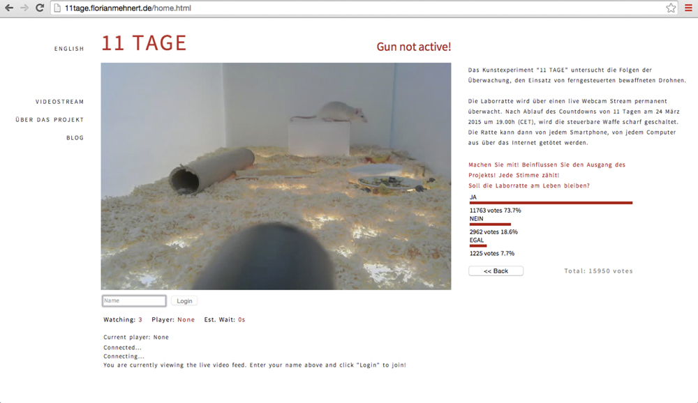 11 Days website with login