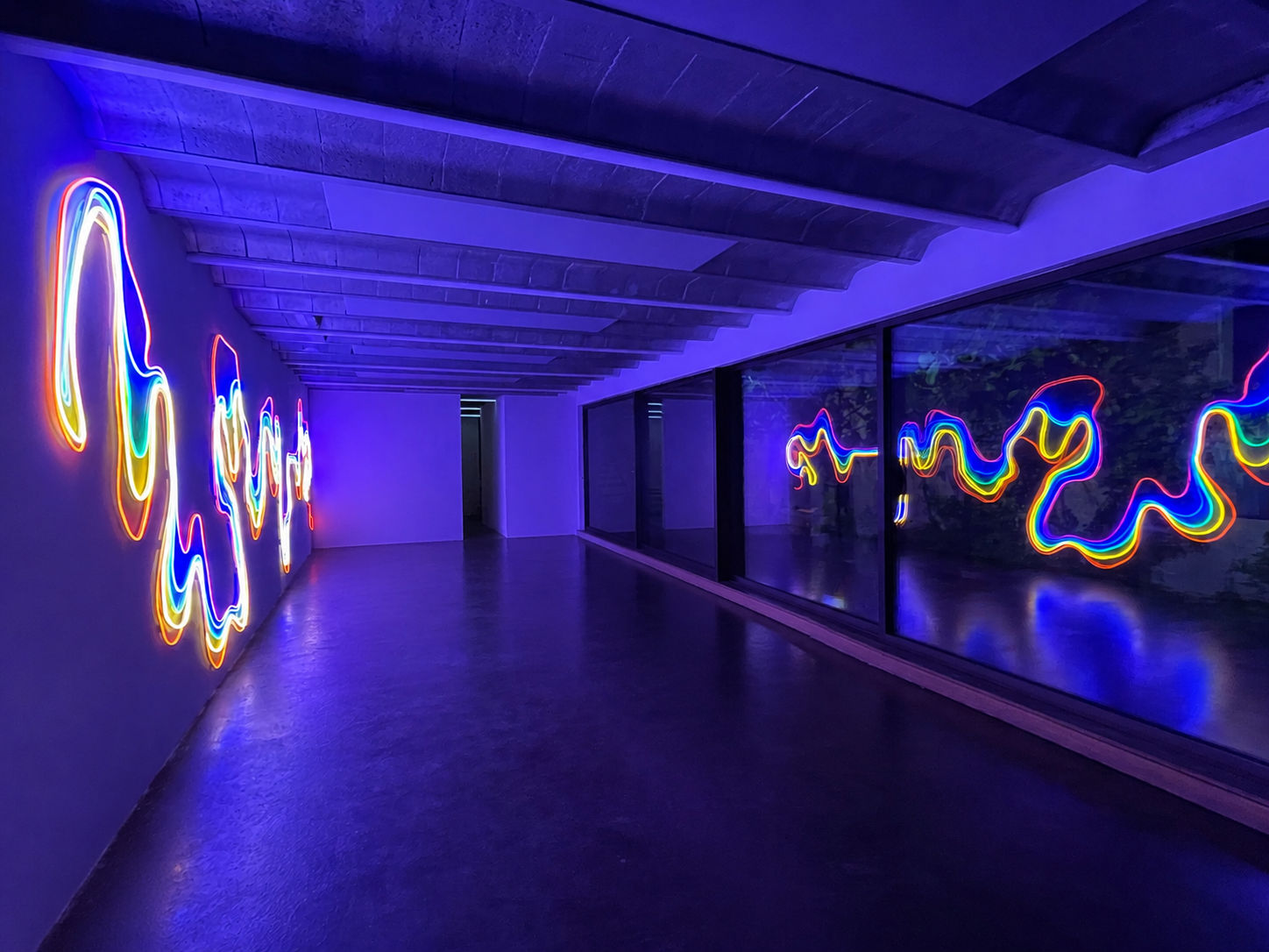 Light Drawings, Space25 installation view