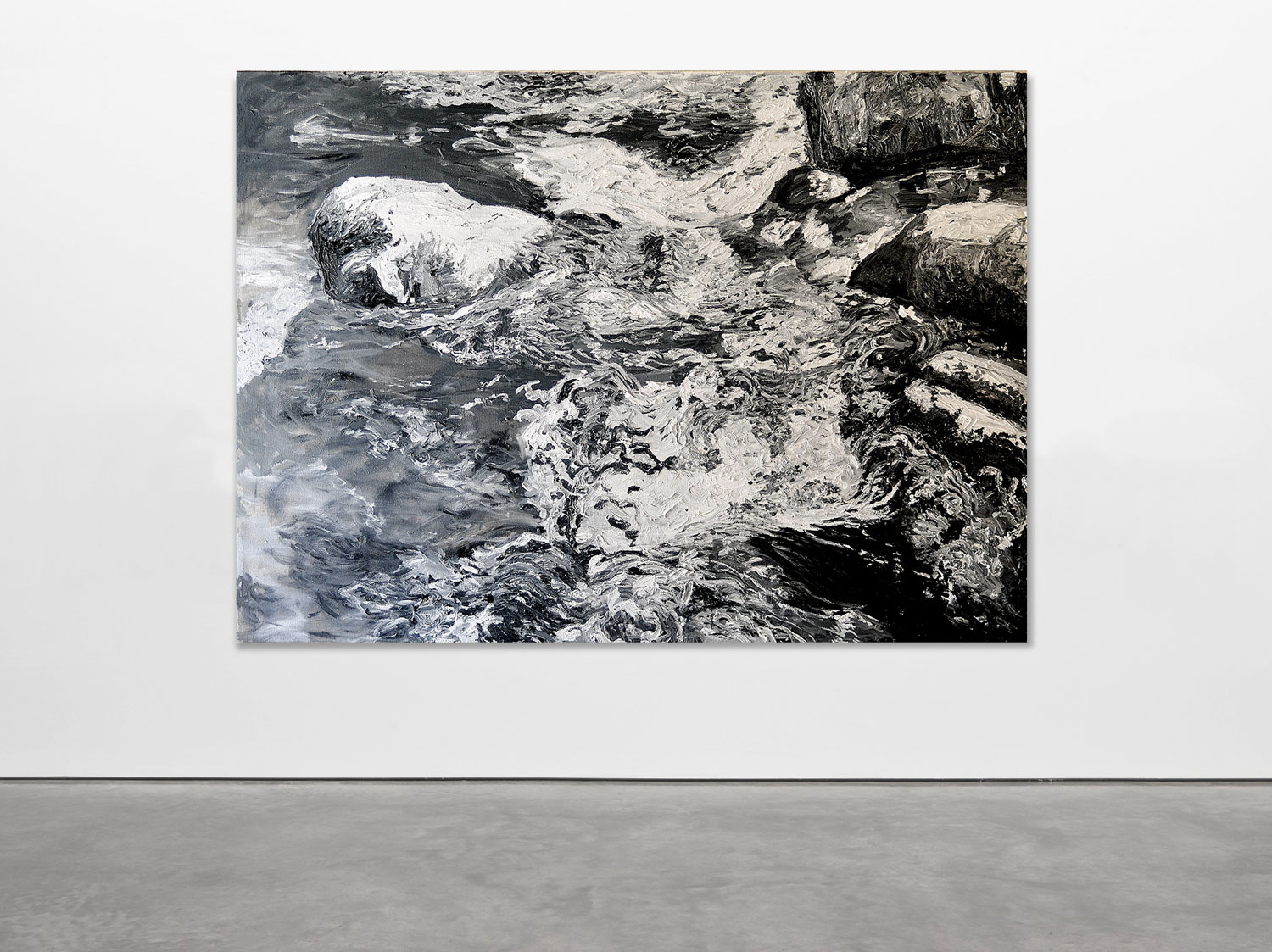 Florian Mehnert, Water, oil painting