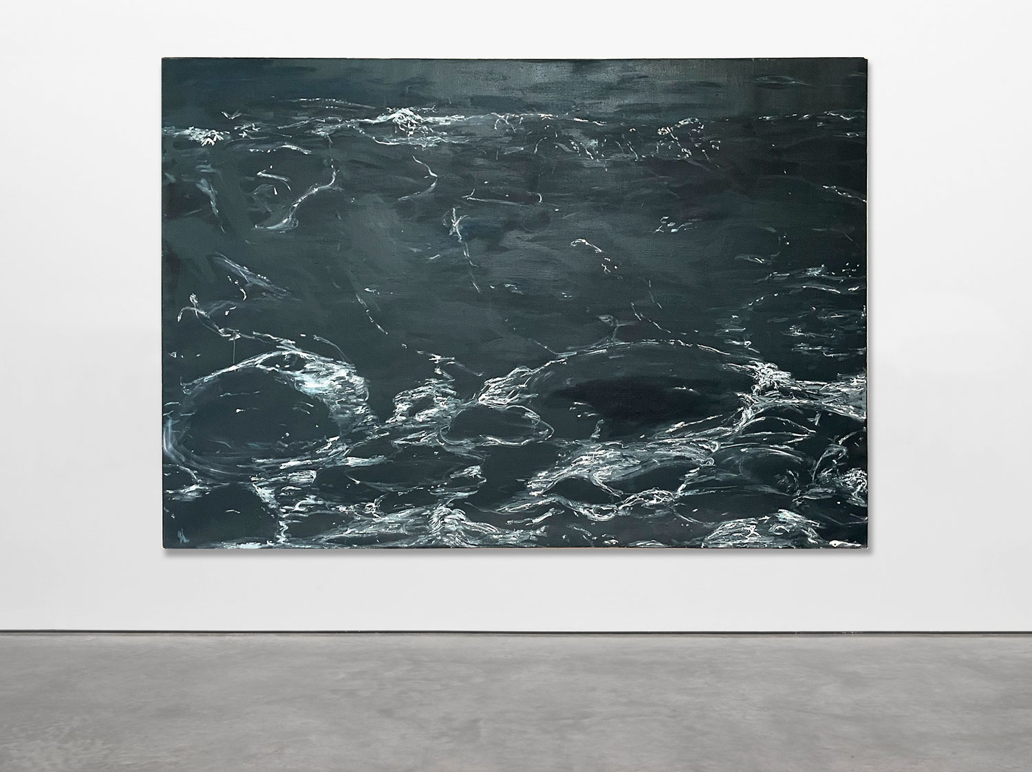 Florian Mehnert, Water, oil painting